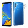 Ултра тънък силиконов калъф / гръб / TPU Ultra Thin за Samsung Galaxy A7 2018 A750F - прозрачен