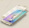 3D full cover Tempered glass screen protector Samsung Galaxy S7 Edge G935 / Извит стъклен скрийн протектор за Samsung Galaxy S7 Edge G935 - златен