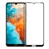 3D full cover Tempered glass Full Glue screen protector Huawei Y6 2019 / Извит стъклен скрийн протектор с лепило от вътрешната страна за Huawei Y6 2019 - черен