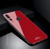 Луксозен стъклен твърд гръб за Huawei P20 Lite - червен