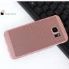 Твърд гръб за Samsung Galaxy S7 Edge G935 - Rose Gold / Grid