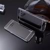 Луксозен силиконов калъф / гръб / TPU за Samsung Galaxy S8 G950 - тъмно сив / огледален