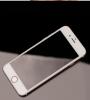 3D full cover Tempered glass screen protector Apple iPhone 6 / 6S / Извит стъклен скрийн протектор за Apple iPhone 6 / iPhone 6S - бял