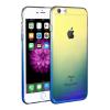 Луксозен гръб Glaze Case за Apple iPhone 6 / iPhone 6S - преливащ / златисто и синьо