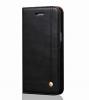 Луксозен кожен калъф Magnet Retro Luxury Flip Case със стойка за Huawei Y5 2017 / Huawei Y6 2017 - черен