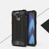 Силиконов гръб TPU Spigen Hybrid с твърда част за Samsung Galaxy A8 2018 A530F - черен
