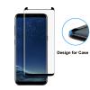 Оригинален извит стъклен скрийн протектор / 4D EQUIPTORS Screen Protector за Samsung Galaxy S8 Plus G955 - черен