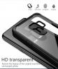 Луксозен твърд гръб със силиконов кант IPAKY за Samsung Galaxy S9 G960 - прозрачен 