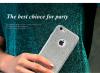 Оригинален гръб REMAX Glitter Series за Apple iPhone 6 / iPhone 6S - сив / брокат