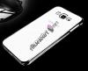 Луксозен силиконов калъф / гръб / TPU за Samsung Galaxy J5 2016 J510 - прозрачен / черен кант