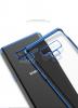 Луксозен силиконов калъф / гръб / TPU OUcase The Beauty Series за Samsung Galaxy Note 9 - прозрачен / син кант