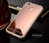Луксозен силиконов калъф / гръб / TPU за Xiaomi RedMi 4X - Rose Gold / огледален