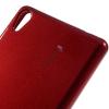 Луксозен силиконов калъф / гръб / TPU Mercury GOOSPERY Jelly Case за Lenovo A6000 / A6010 - тъмно червен