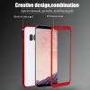 Луксозен силиконов калъф / гръб / TPU 360° за Samsung Galaxy S9 G960 - червен / лице и гръб