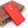 Силиконов калъф / гръб / TPU за Xiaomi Redmi 5 Plus - червен / мат