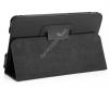 Кожен калъф за таблет със стойка за Samsung Galaxy Tab S2 8.0" - черен
