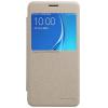 Луксозен кожен калъф Flip тефтер S-View NILLKIN Sparkle за Samsung Galaxy J7 2016 J710 - златист