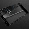 4D full cover Tempered glass screen protector Sony Xperia XA1 / Заоблен стъклен скрийн протектор Sony Xperia XA1 - черен