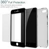 Магнитен калъф Bumper Case 360° FULL със стъклен протектор за Apple iPhone X / iPhone XS - черен