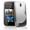 Силиконов калъф / гръб / ТПУ S-Line за HTC Desire 500 - прозрачен