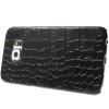 Твърд гръб / капак / Croco за Samsung Galaxy S6 G920 - черен