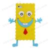 Силиконов калъф / гръб / ТПУ 3D за Apple iPhone 5 / 5S - SpongeBob / жълт