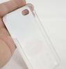 Луксозен заден предпазен капак Apple iPhone 5 - бял / камъни