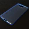 Ултра тънък силиконов калъф / гръб / TPU Ultra Thin за Samsung Galaxy Alpha G850 - син / прозрачен