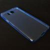 Ултра тънък силиконов калъф / гръб / TPU Ultra Thin за Samsung Galaxy Alpha G850 - син / прозрачен