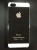 Твърд гръб за Apple iPhone 5 / iPhone 5S / iPhone SE - черно с бяло