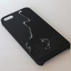Заден предпазен твърд гръб / капак / COCOC за Apple iPhone 4 / iPhone 4S - черен / footstep