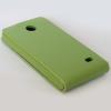 Кожен калъф Flip тефтер Flexi за Nokia X Dual - зелен