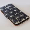 Кожен калъф Flip тефтер Mopal със стойка за Samsung Galaxy S4 I9500 / Samsung S4 I9505 - Michael Kors / черен