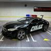 Метална кола с отварящи се врати капаци светлини и звуци BMW M8 POLICE 1:32