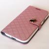 Кожен калъф Flip тефтер Mopal със стойка за Samsung Galaxy S4 I9500 / Samsung S4 I9505 - розов