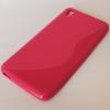 Силиконов калъф / гръб / TPU S-Line за HTC Desire 816 - розов
