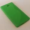 Силиконов калъф / гръб / TPU S-Line за Sony Xperia M2 - зелен