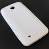 Силиконов калъф / гръб / TPU за HTC Desire 300 - бял / гланц