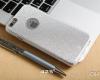 Луксозен силиконов калъф / гръб / TPU Fshang Rosy Classic за Apple iPhone 6 / iPhone 6S - сребрист / брокат 