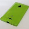 Луксозен силиконов калъф / гръб / TPU Mercury GOOSPERY Jelly Case за Nokia XL - зелен