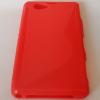 Силиконов калъф / гръб / TPU S-Line за Sony Xperia Z1 Compact - червен