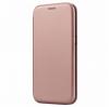 Луксозен кожен калъф Flip тефтер със стойка OPEN за Samsung Galaxy J3 2017 J330 - Rose Gold