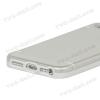 Силиконов калъф с твърд гръб за Apple iPhone 5 - светещ с бял кант