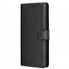 Луксозен кожен калъф Magnet Book със стойка за Motorola Moto Edge 70 Fusion - черен