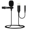 Щипка с микрофон Lavalier Lightning GL-141 / Clip-on Lightning Microphone - черна