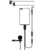 Щипка с микрофон Lavalier Lightning GL-141 / Clip-on Lightning Microphone - черна