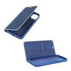 Луксозен кожен калъф Flip тефтер Vennus за Samsung Galaxy A72 / A72 5G - тъмно син / carbon