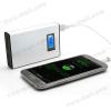 Външна батерия Power Bank за iPhone iPod Samsung HTC LG - 11200mAh / Silver