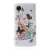 Заден предпазен твърд гръб / капак / за LG Nexus 5 E980 - Flowers / Butterfly