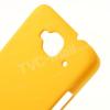 Заден предпазен твърд гръб / капак / за Alcatel One Touch Idol Mini OT 6012 - жълт / матиран